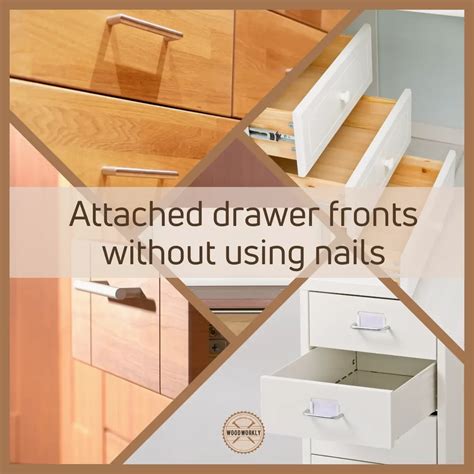 how to attach kitchen drawer fronts to metal drawer box|attaching drawer box to cabinet.